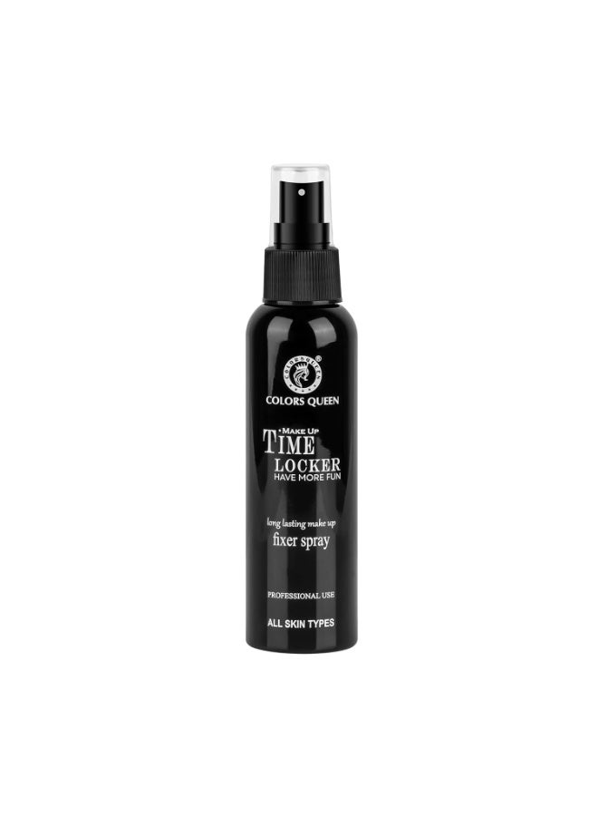 Colors Queen Time Locker Natural Makeup Fixer Spray | Long Lasting Makeup Setting Spray for Face Makeup | Light Weight Quick Dry Makeup Setting Spray with Vitamin C & E - 80ml - Image 1